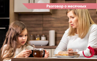 Как рассказать дочери о месячных: руководство для мам и пап
